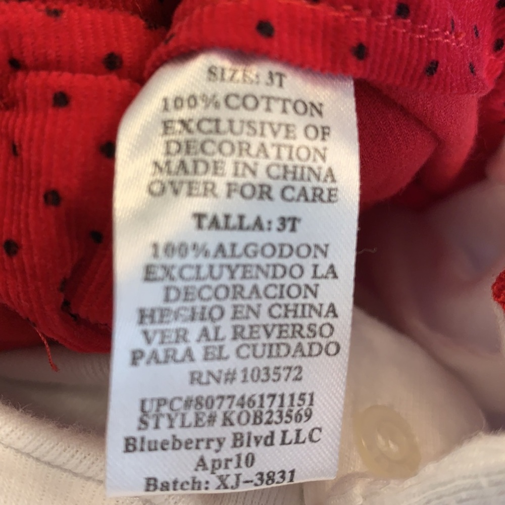 Blueberi boulevard lady bug corduroy Dress - Picture 8 of 8
